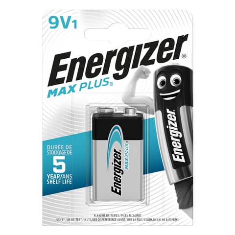Batteria ENERGIZER Max Plus 9V  E301323303