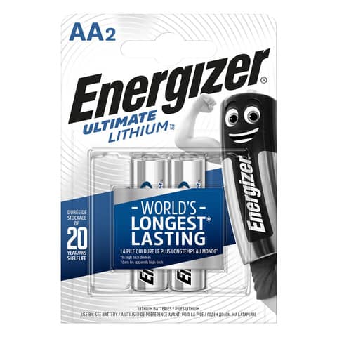 Batterie ENERGIZER Ultimate Lithium AA  conf. da 2 - E301535201