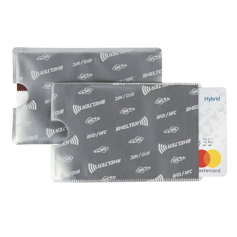 Porta credit card Sei Rota Shelter-C 1T alluminio 486201