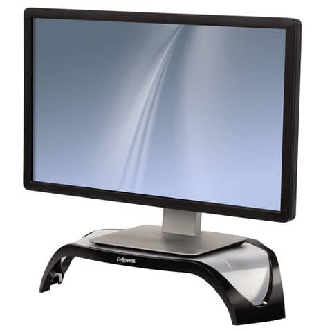 Supporto FELLOWES Smart Suites per monitor plastica grigio/nero 30x53 cm 8020101