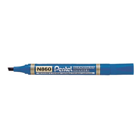 Marker Pentel n860 punta scalpello blu