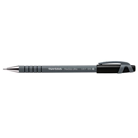 Penna a sfera paper mate flexgrip ultra nero 1mm ergonomico 8008285096567