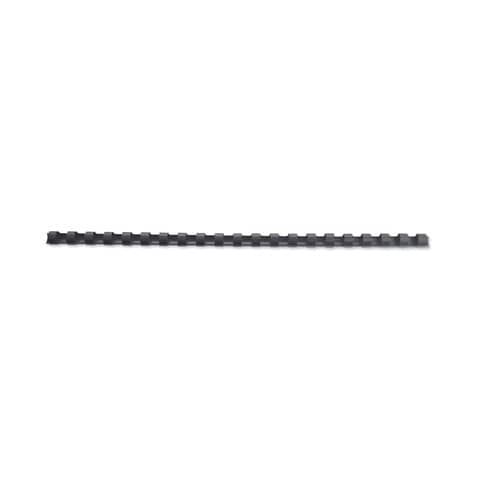 Dorsi plastici gbc combbind neri da 12 mm per a4 con 21 anelli. 033816097049