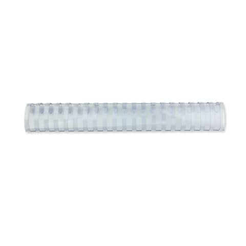 Dorsi plastici a 21 anelli GBC CombBind 45 mm A4 bianco - fino a 400 fogli conf da 50 dorsi - 4028206