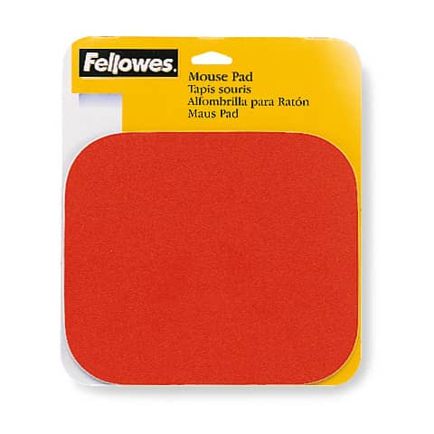 Tappetino mouse FELLOWES Premium gomma/lycra rosso 58022