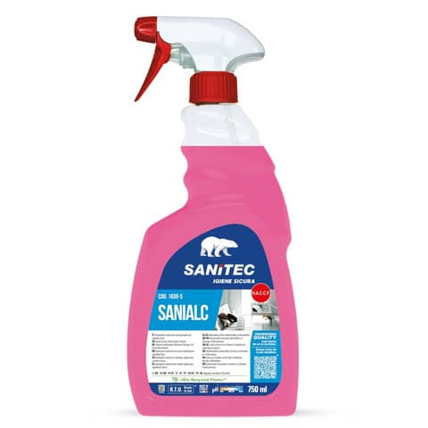 Detergente multisuperficie sanialc con antibatterico ml.750