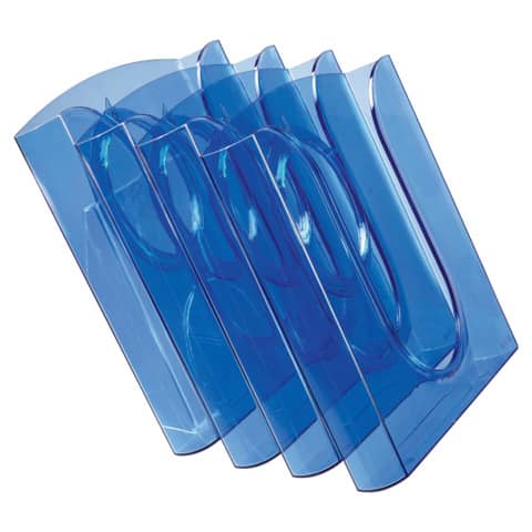 Espositore leitz presenter a4 verticale azzurro traslucido 4002432353057