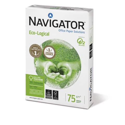 Carta per fotocopie A3 Navigator Ecological 75 g/m² Risma da 500 fogli NEC0750095
