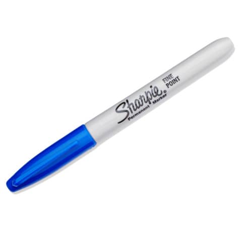 Marcatore permanente Sharpie Fine punta conica 1 mm blu S0810950