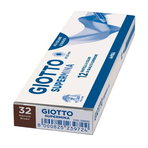 Matite colorate giotto supermina marrone lunga durata 8000825239328