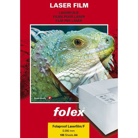 Film per laser e copiatrici Folex Folaproof opaco 0,09 mm A3 Conf. 100 pezzi - 09734.090.43000