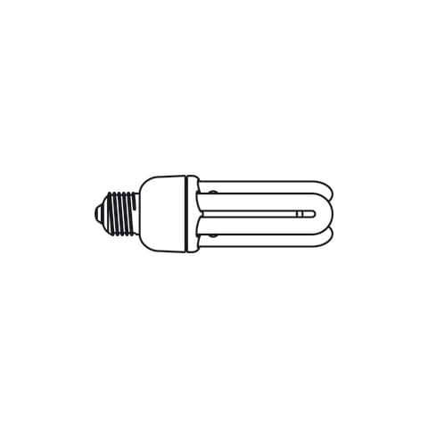 Lampadina e27 540 lumen bianco caldo classe a basso consumo energetico 4002390057752