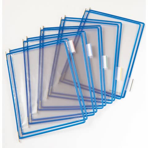Buste per leggio Tarifold® T-Technic A4 blu - PVC bordo rinforzato Conf. 10 pezzi - B114001