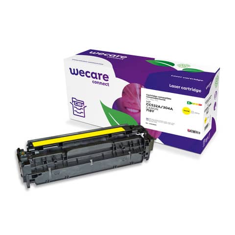 Toner compatibile hp cc532a giallo per hp color laserjet 8715057912023