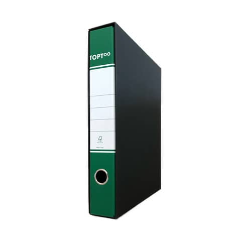 Registratore commerciale TOPToo con custodia dorso 5 cm verde 23x30 cm - RMU5VE