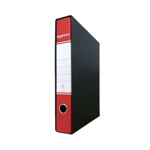 Registratore commerciale TOPToo con custodia dorso 5 cm rosso 23x30 cm - RMU5RO