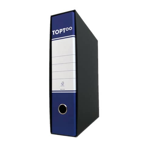 Registratore protocollo TOPToo con custodia dorso 8 cm blu 23x33 cm - RMP8BL