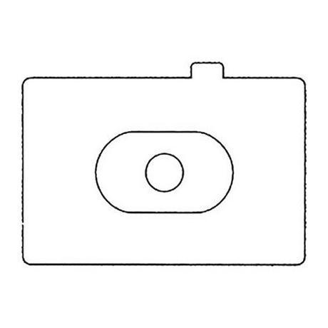 Schermo messa fuoco per fotocamera digitale Canon, dettaglio di un EC-N con particolarità del design e della struttura. 4960999581651 | initpc.it