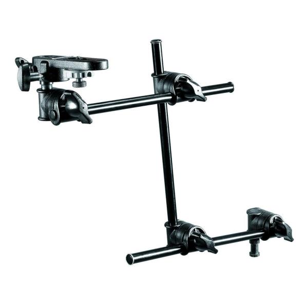 Braccio snodabile 3S con staffa, marchio Manfrotto, per la stabilizzazione di teleobiettivi e ottiche. 8024221424034 | initpc.it