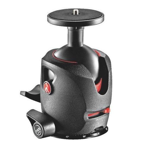 Testa a sfera di alta qualità per fotocamera, progettata da Manfrotto, regolabile in tre assi per una grande versatilità d'uso. 8024221583243 | initpc.it