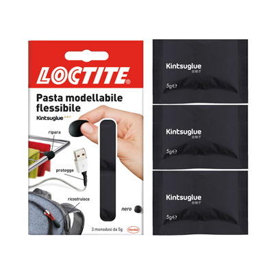 Pasta Loctite kintsuglue gr.5 pz.3 nero