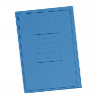 Cartellina manilla semplice con stampa azzurro pz. 50