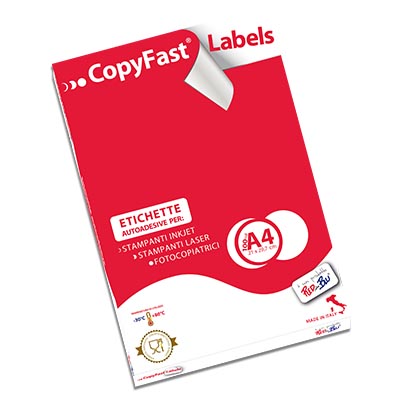 Etichette adesive stampabili laser/jet Copyfast fg.100 105x72