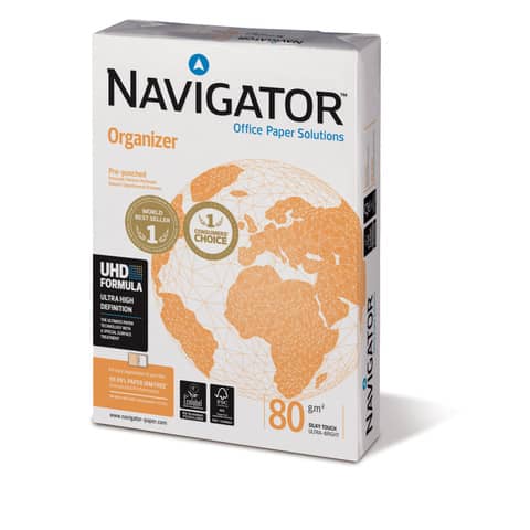 Carta fotocopie Navigator A4 4 fori gr. 80 fg.500