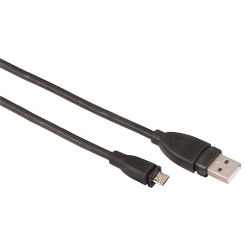 Cavo connessione HAMA USB A 2.0/Micro USB B 2.0 0,75 m nero 7654587