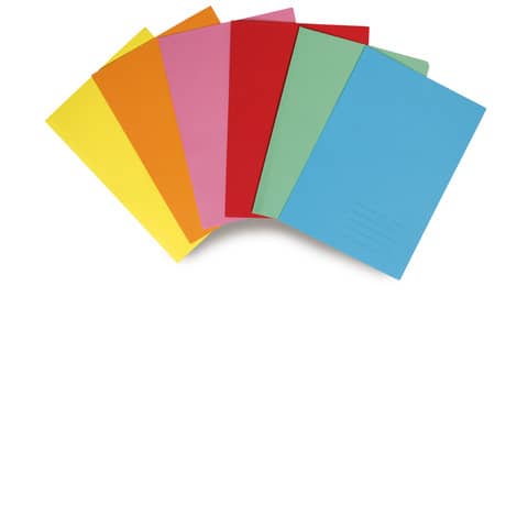 Cartelline semplici EURO-CART cartoncino calandrato 24,5x34 cm assortiti conf. 6 pezzi - XCM01FAS/6
