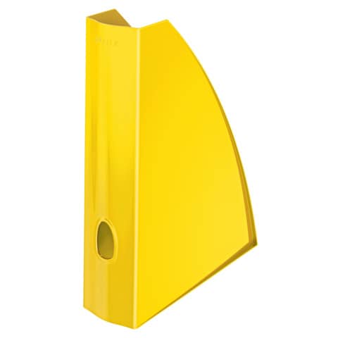 Portariviste Leitz WOW in polistirolo A4 giallo metallizzato 7,5x25,8x31,2 cm - 52771016