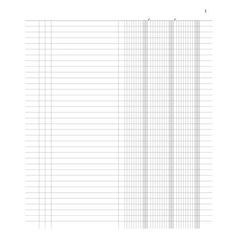 Registro inventario ufficio 96 pagine a3 bianco 31x24,5 cm 8008842893981