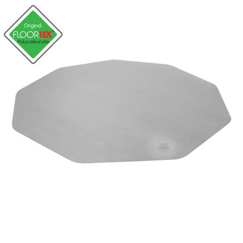 Tappeto protettivo Floortex CLEARTEX® 9mat® 96x98 cm - moquette trasparente - FR111001009R