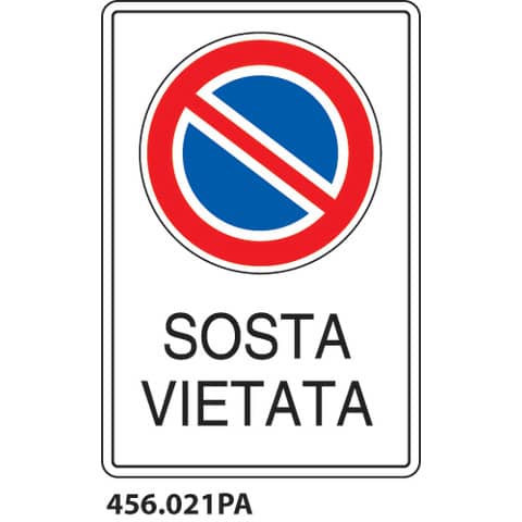 Cartello sosta vietata proprieta` privata 25x45cm 0000145602106