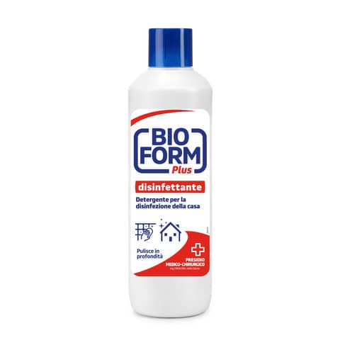 Disinfettante bioform plus per superfici 1 litro detergente 8003640004300
