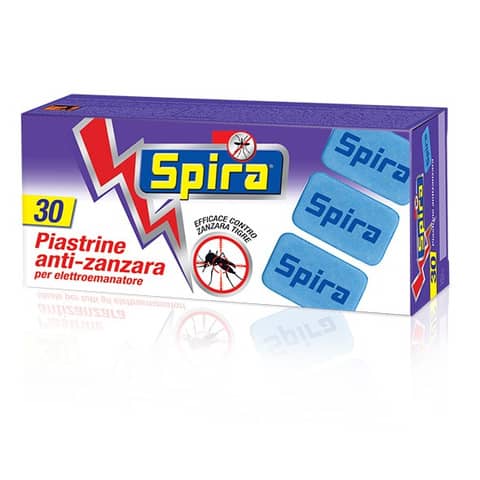 Piastrine per antizanzare elettrico Spira - conf. 30 piastrine 10254