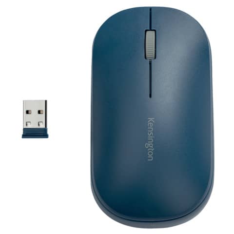 Mouse wireless doppio Kensington SureTrack™ 48x184x105 mm blu K75350WW