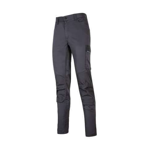 Pantalone da lavoro Meek U-Power grigio acciaio - 6 tasche - Taglia XL HY179GI MEEK XL