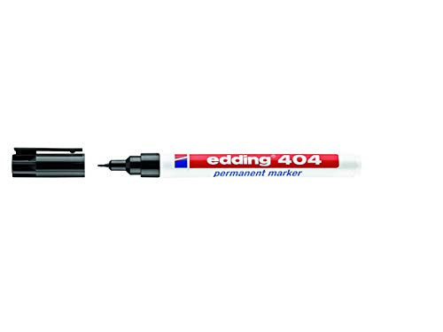 Marcatore permanente edding 404 punta conica 0,75 mm nero 4-404001