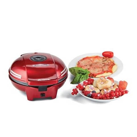 Cuoci pizza ariete party maker rosso, 4 funzioni, 700w, antiaderente 8003705116528