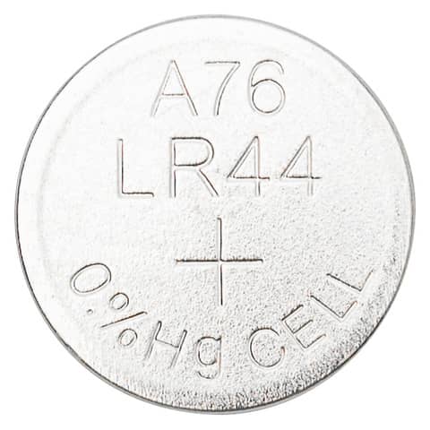 Batterie alcaline a bottone 1.5V Q-Connect LR44 Conf. 10 pezzi - KF14557