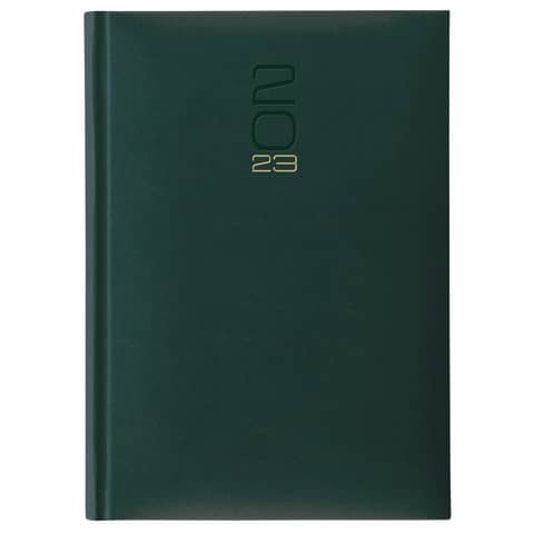 Agenda giornaliera 2023 a4 verde madrid grande 384 pagine con rubrica 8056585354887