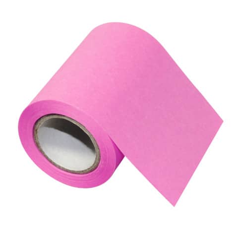 Refill roll notes mm.60x8 mt rosa fluo