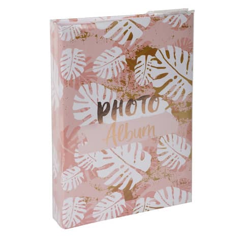 Album portafoto con tasche per 300 foto Exacompta Pastel Tropic - 22,5x32,5 cm rosa - 62223E