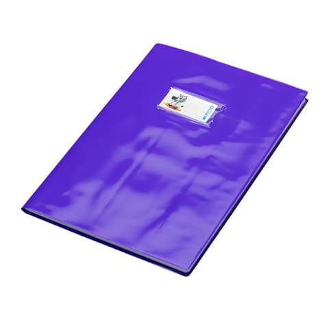 Copriquaderno pvc laccato viola a4 21x30 cm pf02020115