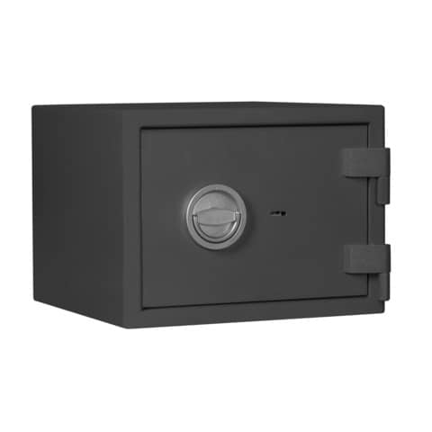 Cassaforte di sicurezza Format MT - 34 Lt - 30x40,5x38,5 cm - 24 kg - grigio - serratura a chiave doppia mappa - MT 1