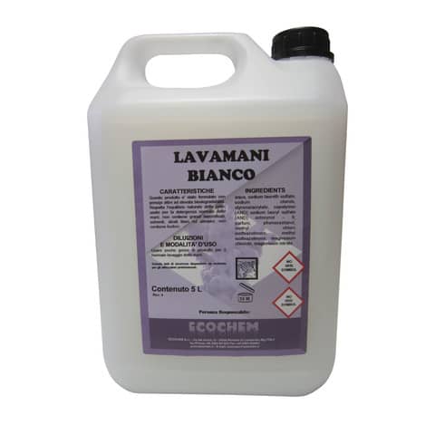 Detergente lavamani bianco Ecochem 5 lt  071011QL005A939