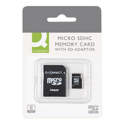 Scheda di memoria  Q-Connect Micro SDHC 8 GB KF16011