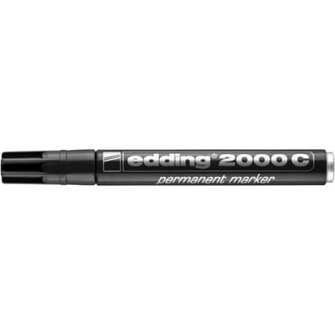 Marcatore permanente edding 2000 C punta conica 1,5-3 mm nero 4-2000C001