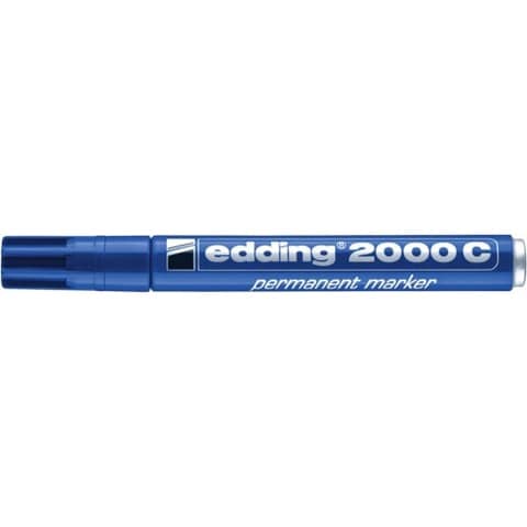 Marcatore permanente edding 2000 C punta conica 1,5-3 mm blu 4-2000C003